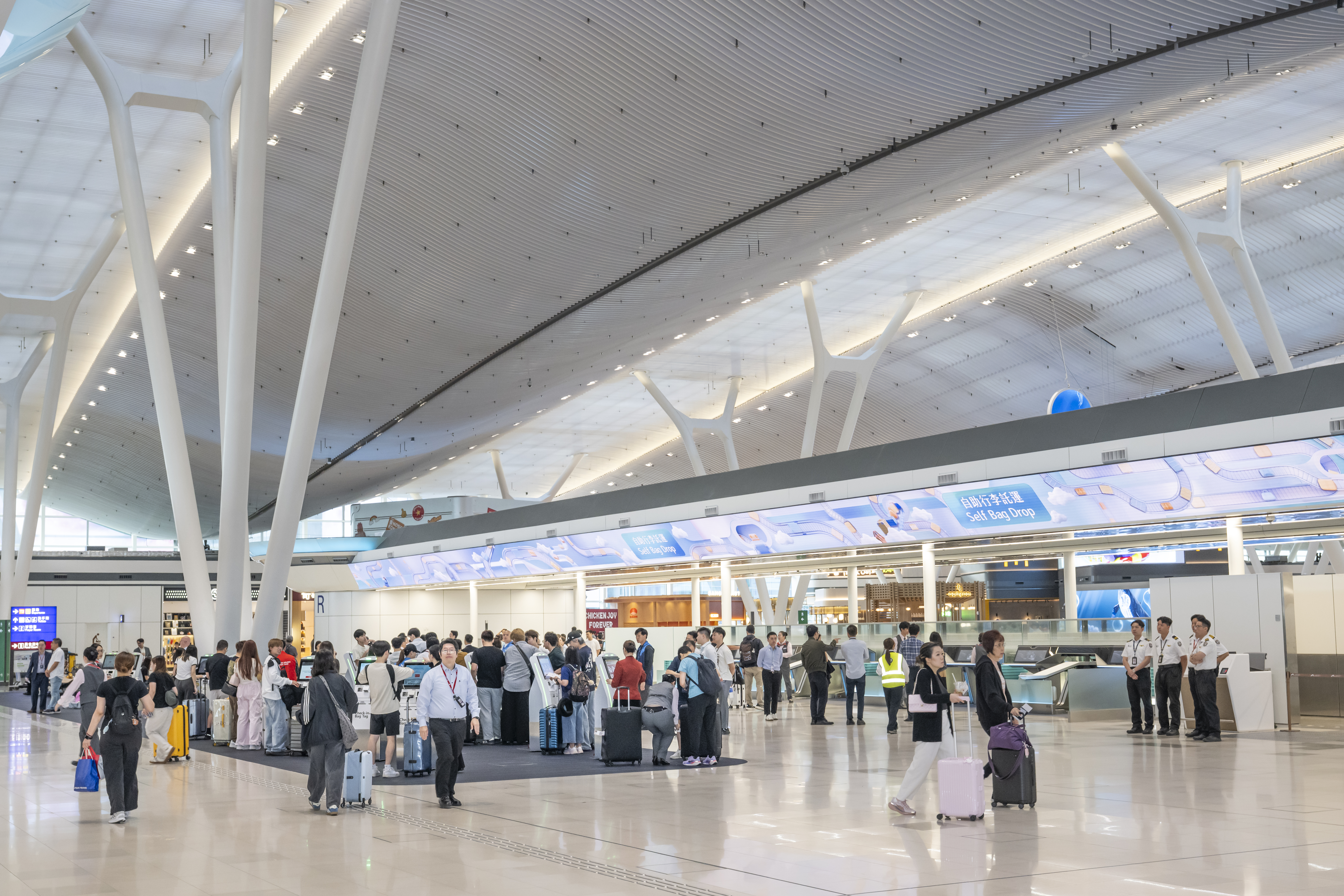 <p>The new Terminal 2’s passenger departures facilities commenced operations</p>